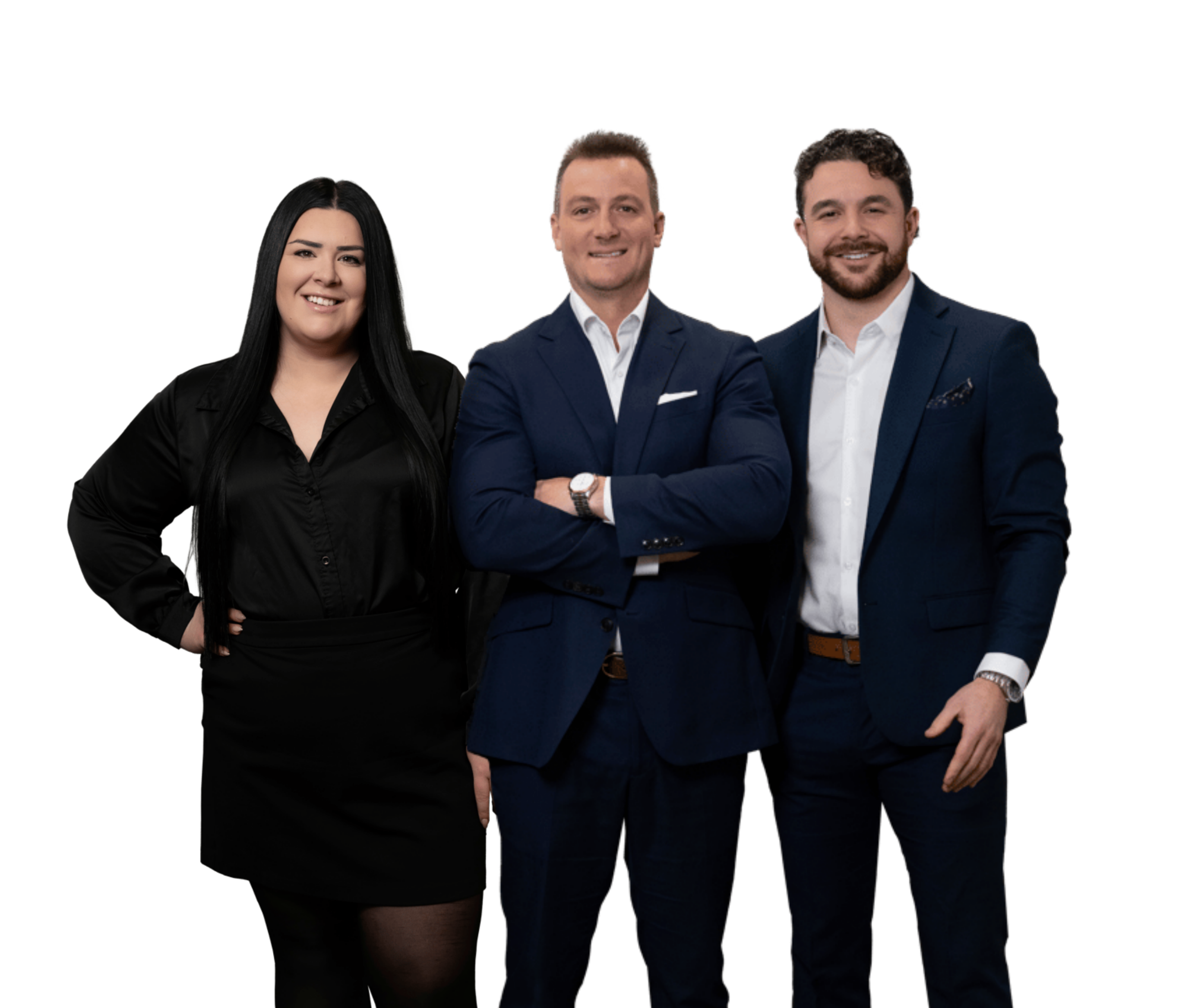 Mathieu Gignac, Cassandra St-Denis, and Jacob Charron - Professional Real Estate Team